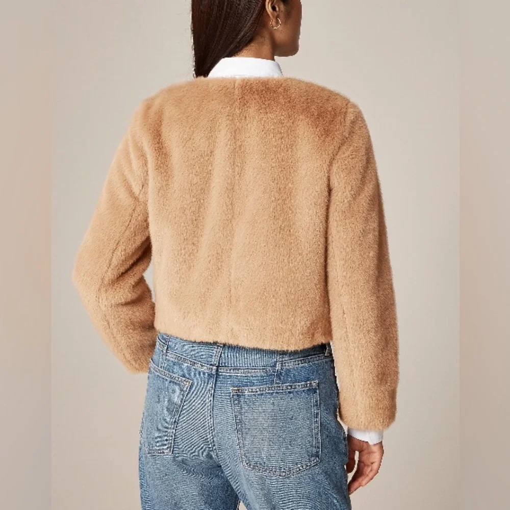 J.Crew Faux-fur lady jacket CP691